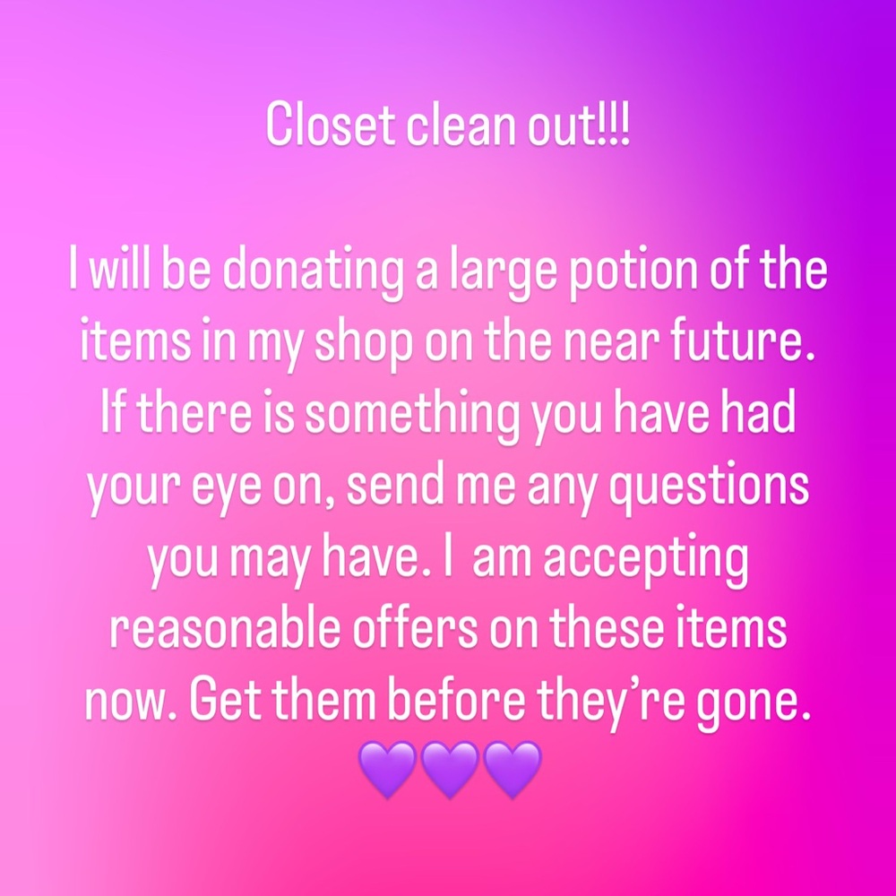 Closet Clean Out